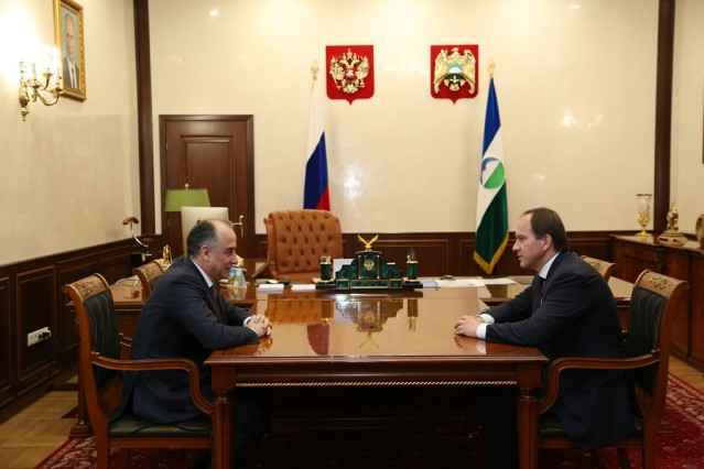 Юрий Коков встретился с министром по делам Северного Кавказа