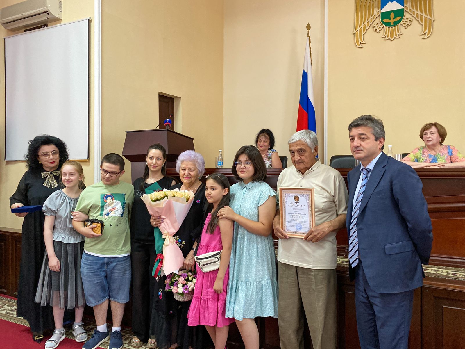 В Нальчике наградили 20 счастливых семей
