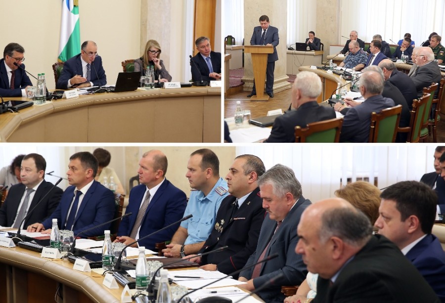 Юрий Коков провел совместное заседание Координационного совещания по обеспечению правопорядка и Совета Безопасности КБР
