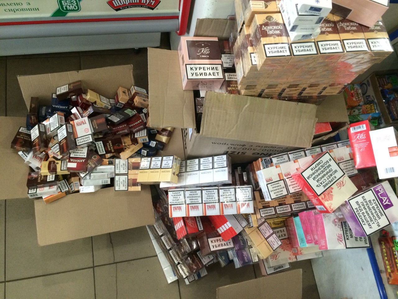 В КБР изъята крупная партия контрафактных сигарет