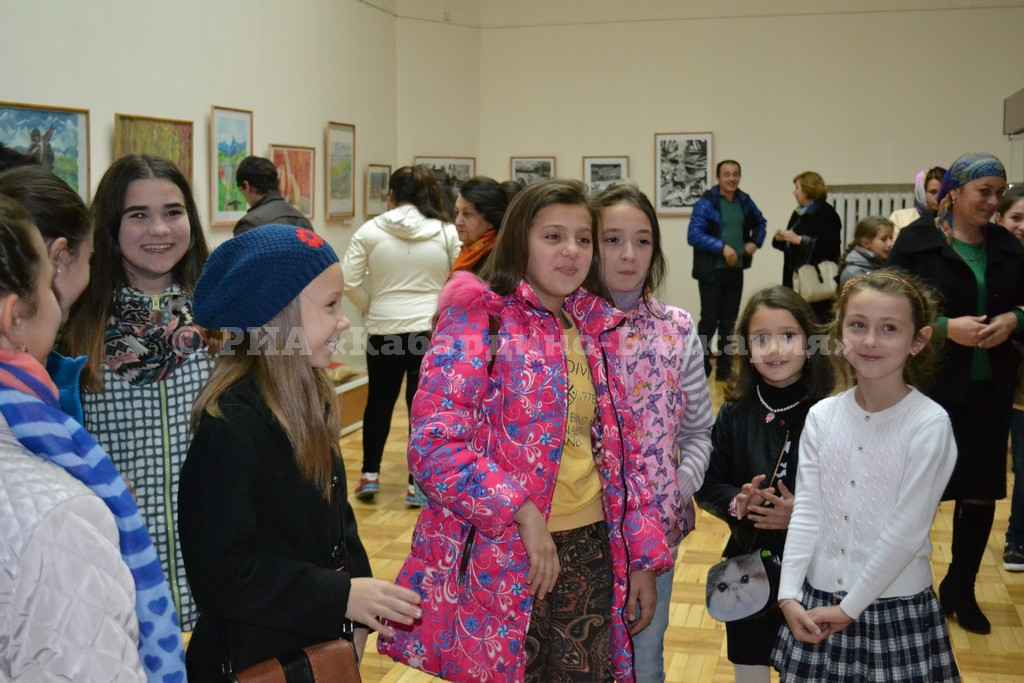 Дети Баксана показывают свои работы в музее 