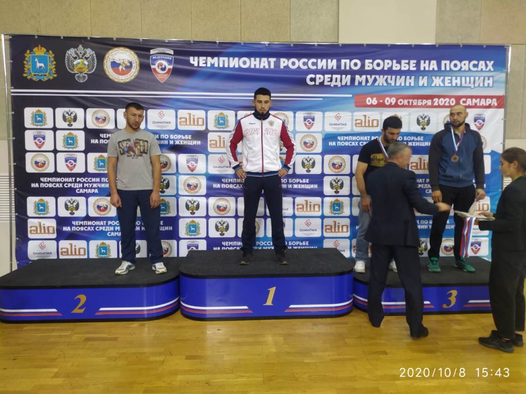 Хасан Терешев успешно выступил на чемпионате России по борьбе на поясах