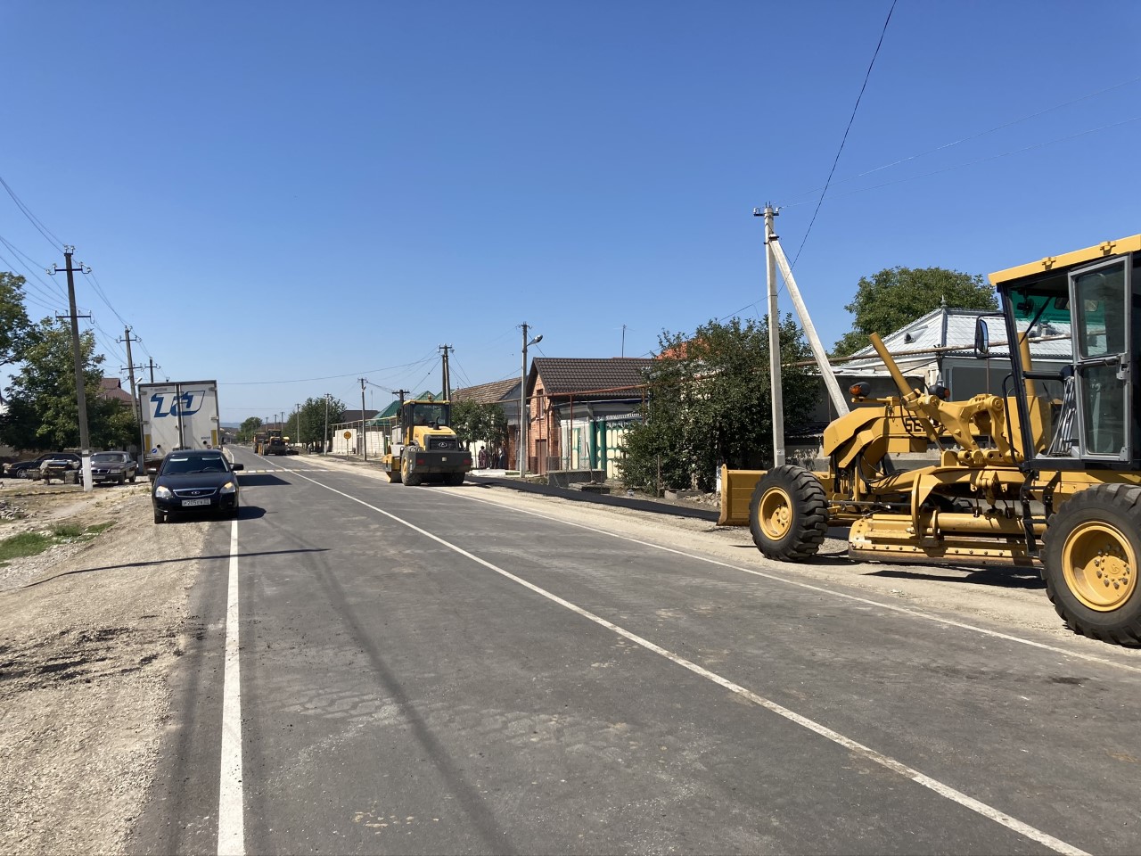 Завершается ремонт автодороги Баксан - Кишпек