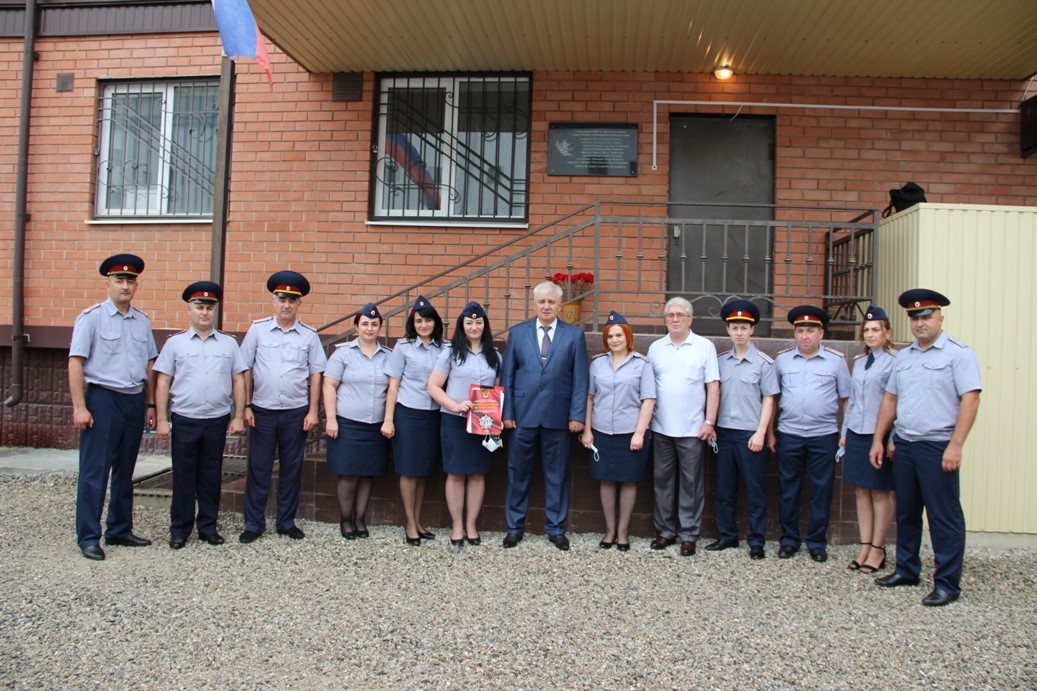 В Нальчике открыли мемориальную доску в память погибших на фронте сотрудников УФСИН