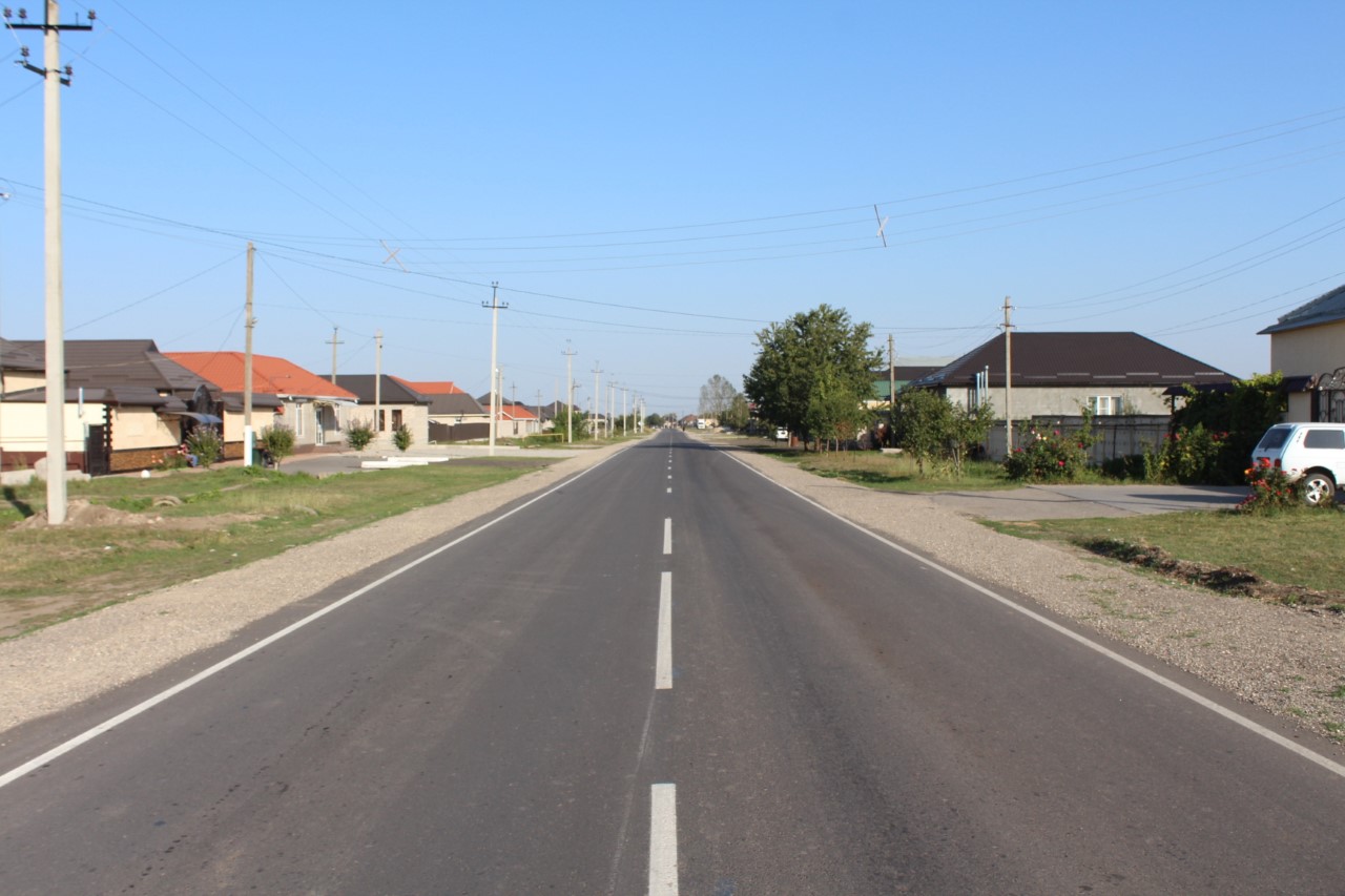 Завершен ремонт дороги в Кишпеке