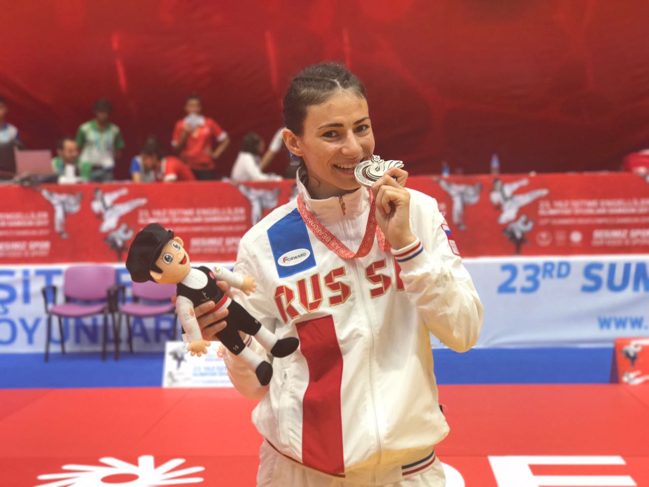 Инна Танашева - серебряный призер Сурдолимпийских игр