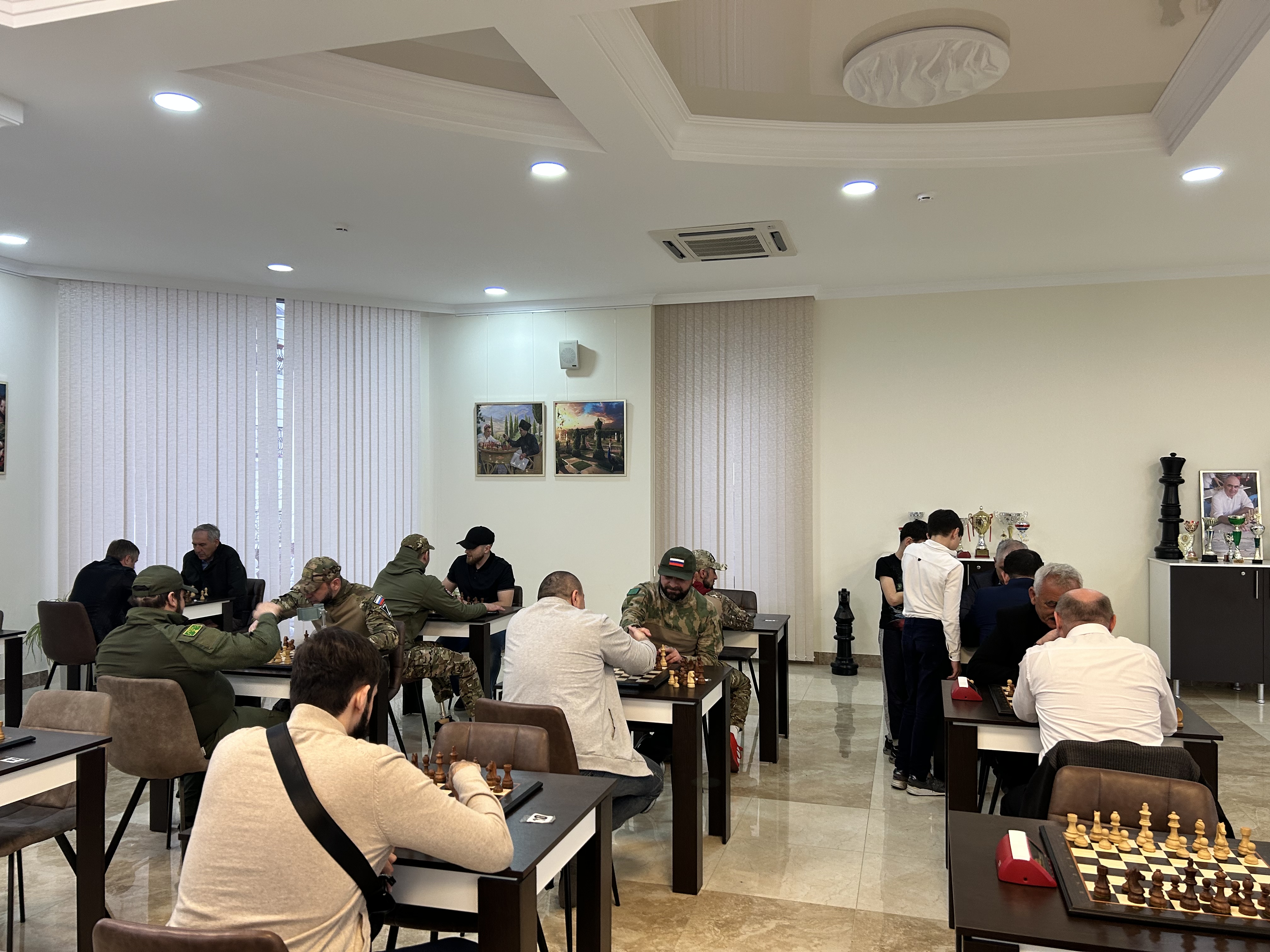 В Нальчике прошел турнир по шахматам среди ветеранов боевых действий
