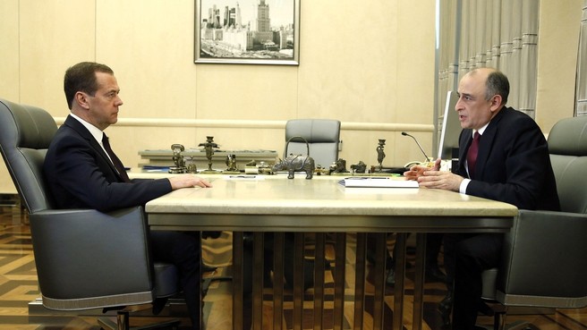 Состоялась встреча Дмитрия Медведева с Юрием Коковым