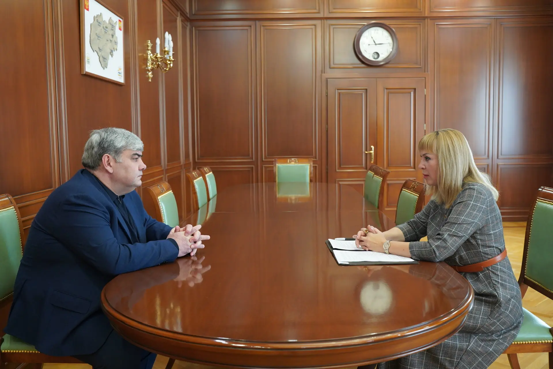  Казбек Коков встретился с главой администрации Майского района