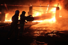 Кондитерская фабрика горит в Нальчике 