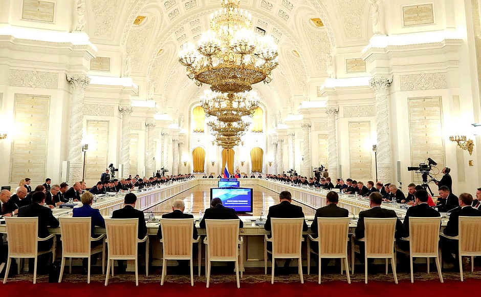 В Кремле состоялось совместное заседание Госсовета и Комиссии при Президенте России