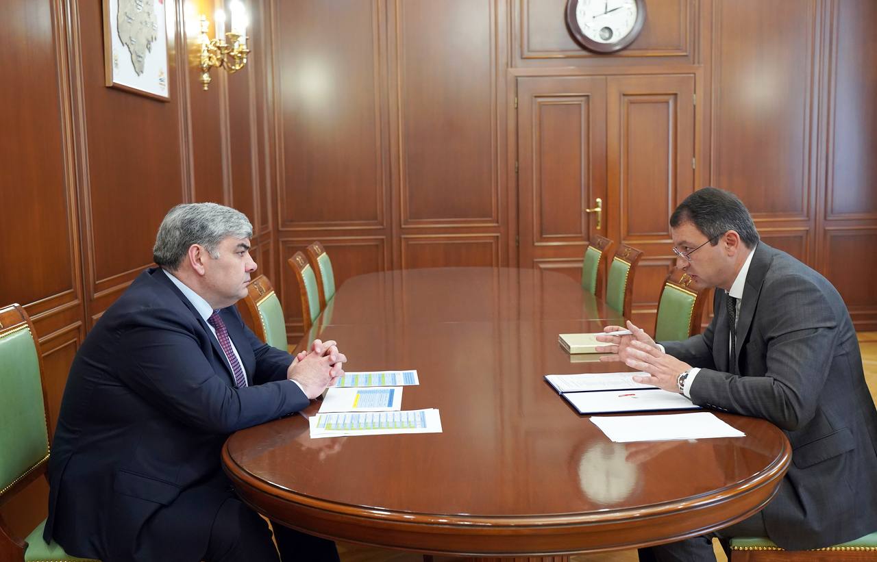 Казбек Коков встретился с руководителем Управления Федерального казначейства по КБР  