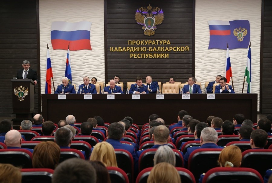 Казбек Коков принял участие и выступил на расширенном заседании коллегии прокуратуры КБР