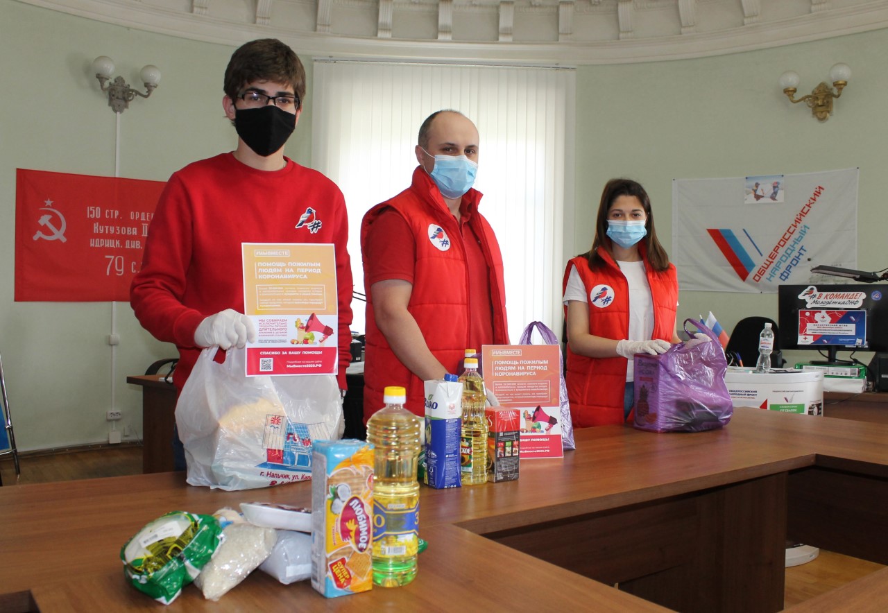 Более 16 тысяч пожилых жителей в КБР получили помощь от волонтеров