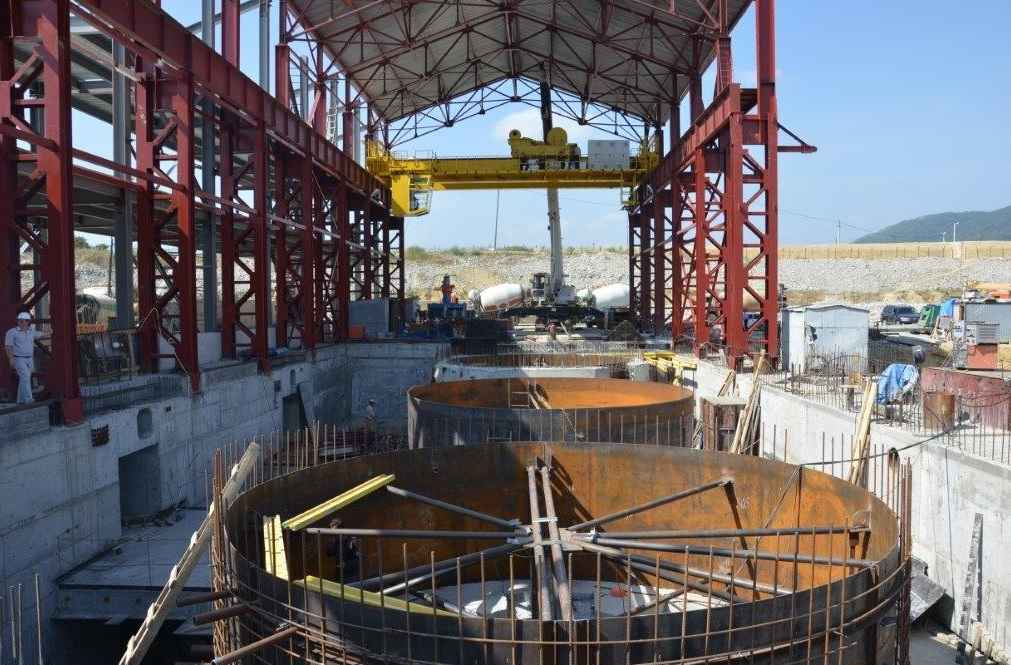 На Зарагижской ГЭС началась сборка ротора первого гидрогенератора