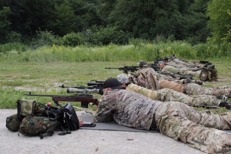 Росгвардия провела окружной сбор снайперов