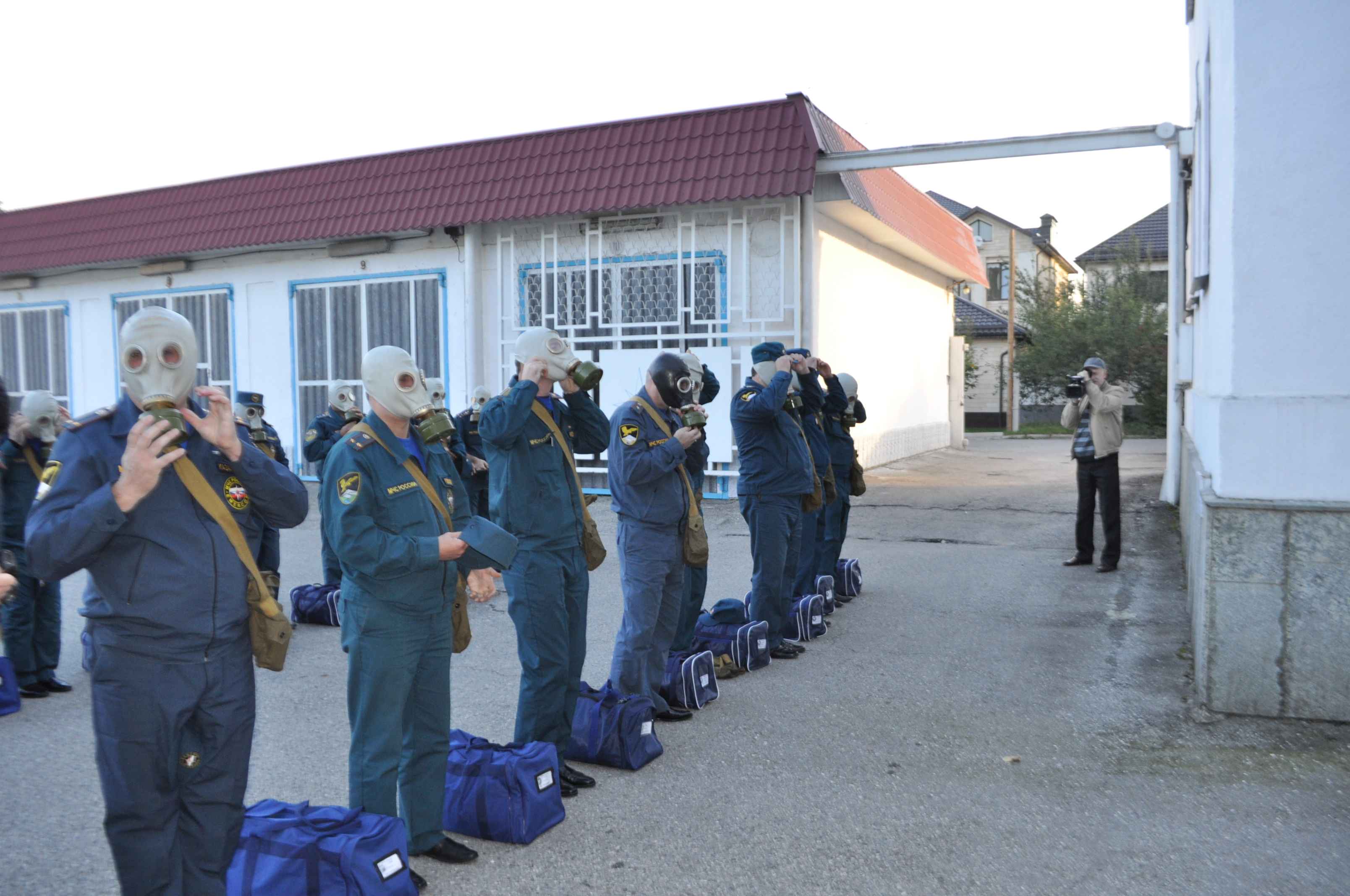 МЧС КБР приступило к тренировке по гражданской обороне
