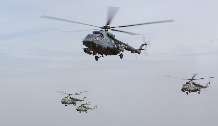 Боевые вертолеты Минобороны прибыли в КБР