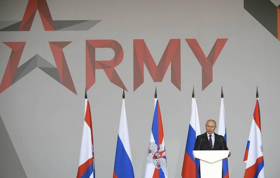 Глава КБР Казбек Коков принял участие в церемонии открытия международного военно-технического форума «Армия-2021» и Армейских международных игр – 2021