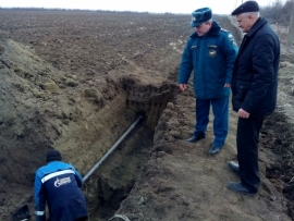 В Прохладненском районе поврежден газопровод