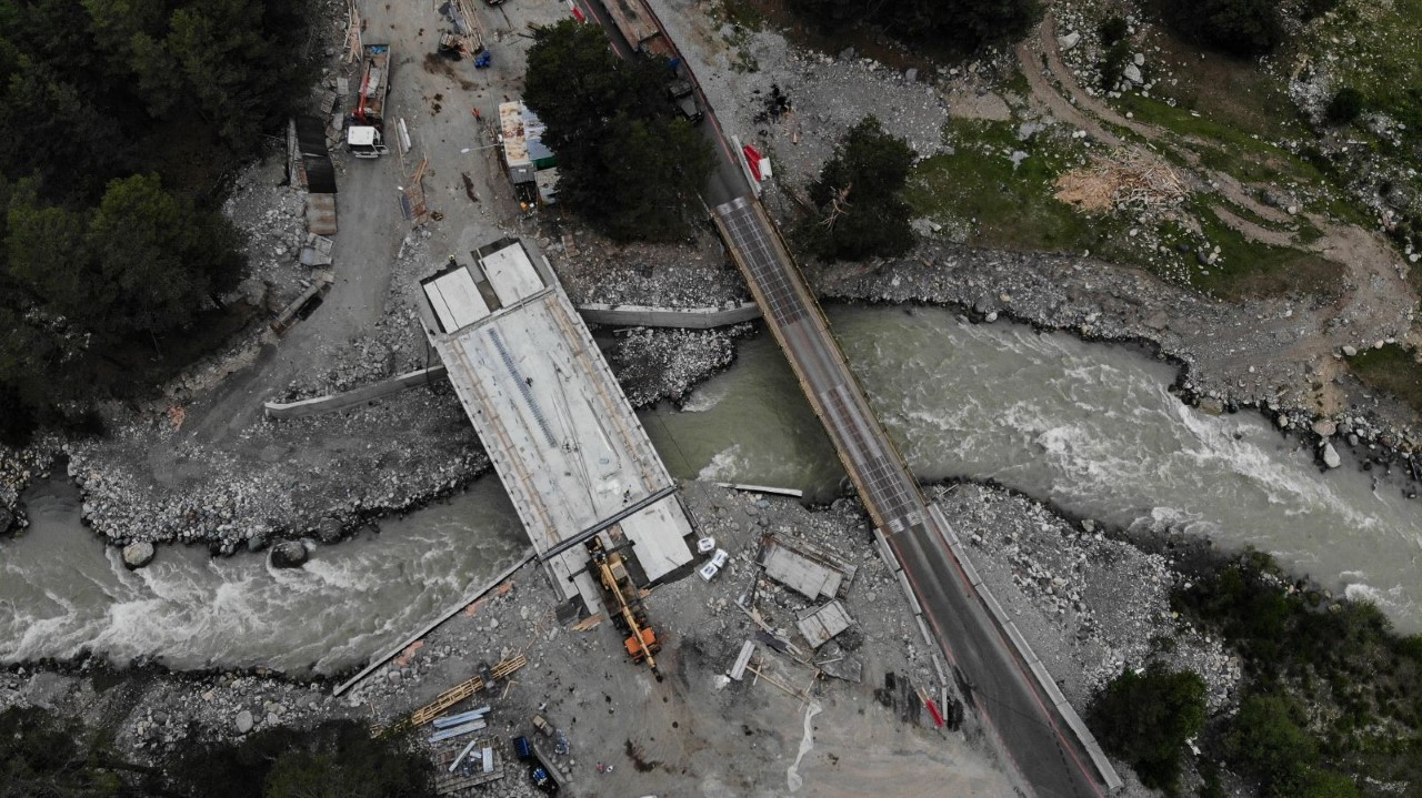 В КБР завершается капитальный ремонт моста в Приэльбрусье