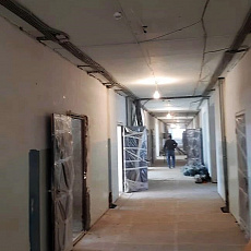 В Нальчике завершается капитальный ремонт поликлиники 