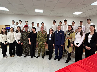 Ветераны боевых действий и участники СВО встретились со школьниками Терека