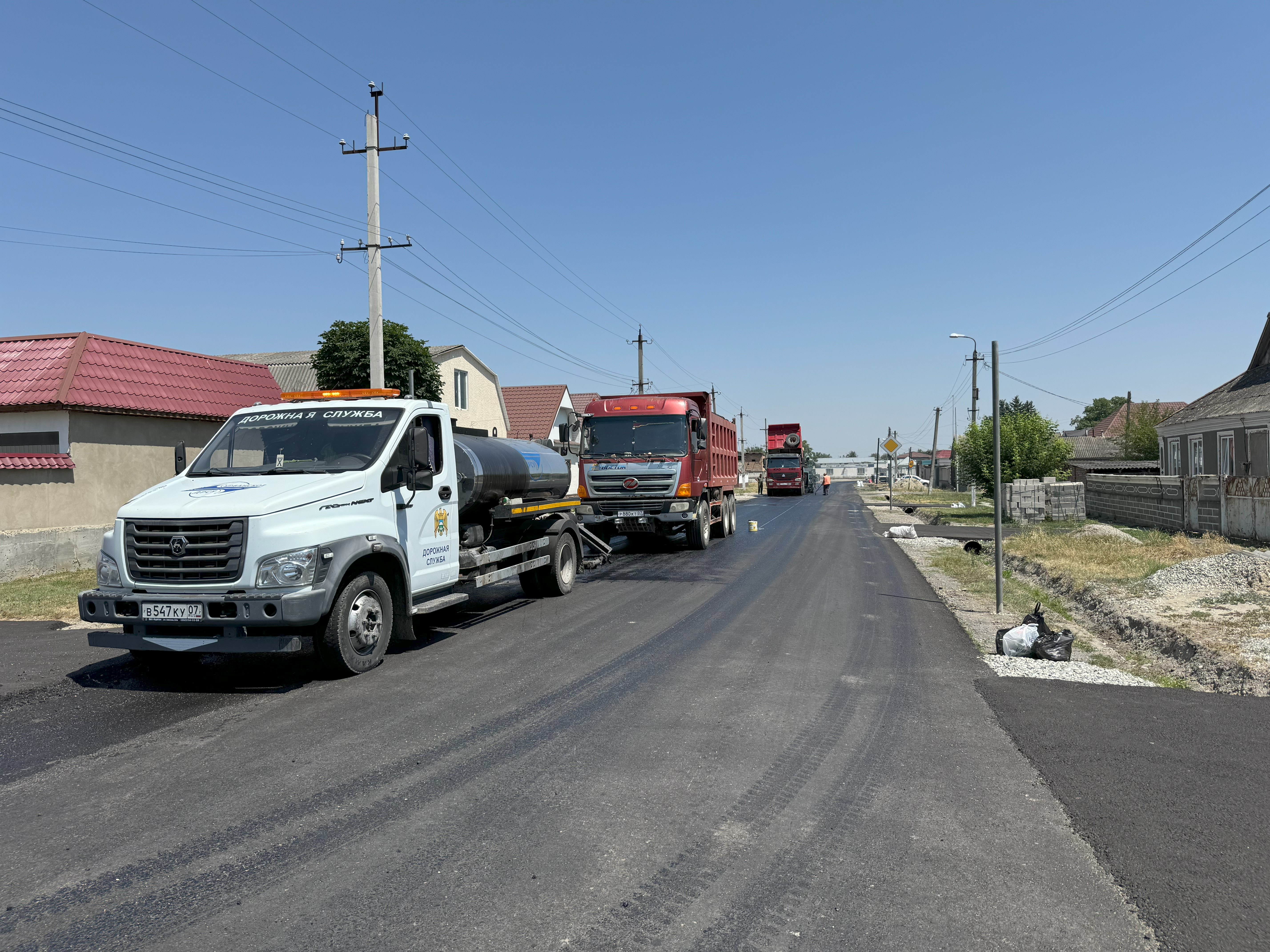 Продолжается ремонт автодороги Морзох-Шитхала