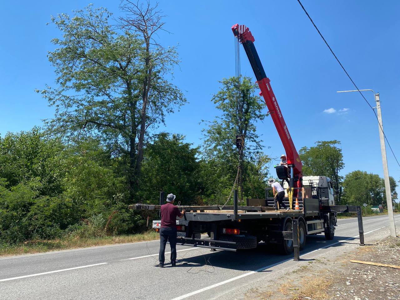На региональных трассах Кабардино-Балкарии устанавливается современное освещение