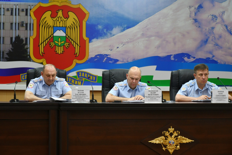 В республиканском МВД подвели итоги работы за полугодие