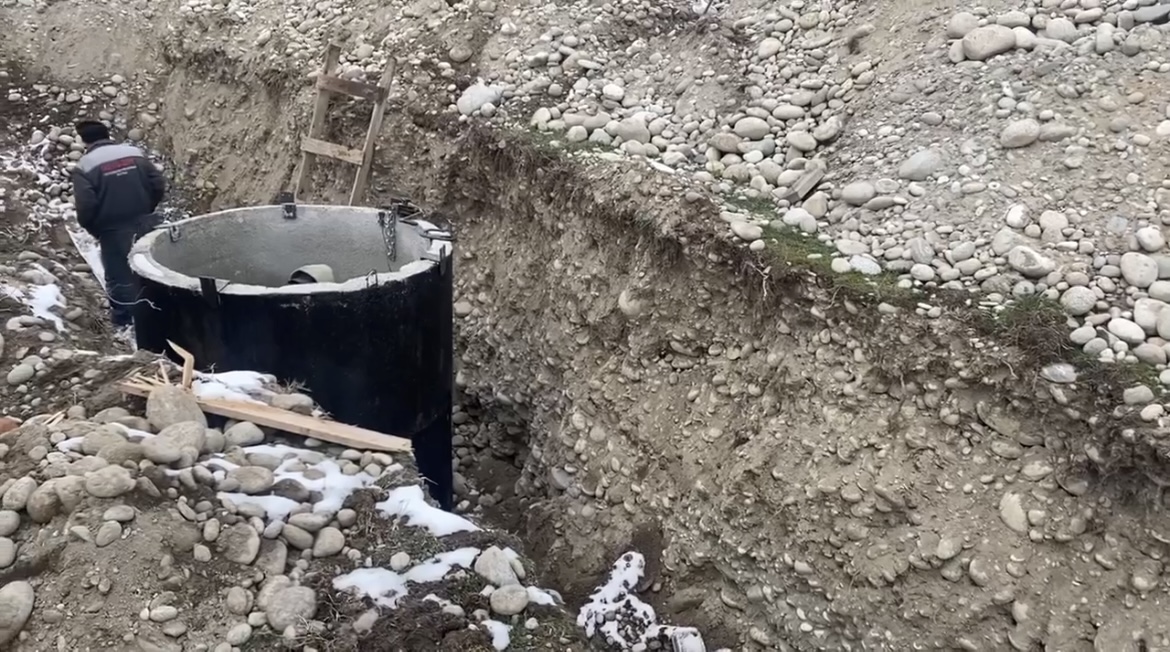 Более 1200 жителей села Кахун получат доступ к качественному водоснабжению