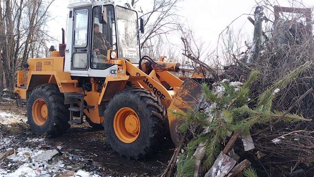 В Прохладном устранили несанкционированную свалку в микрорайоне Водник