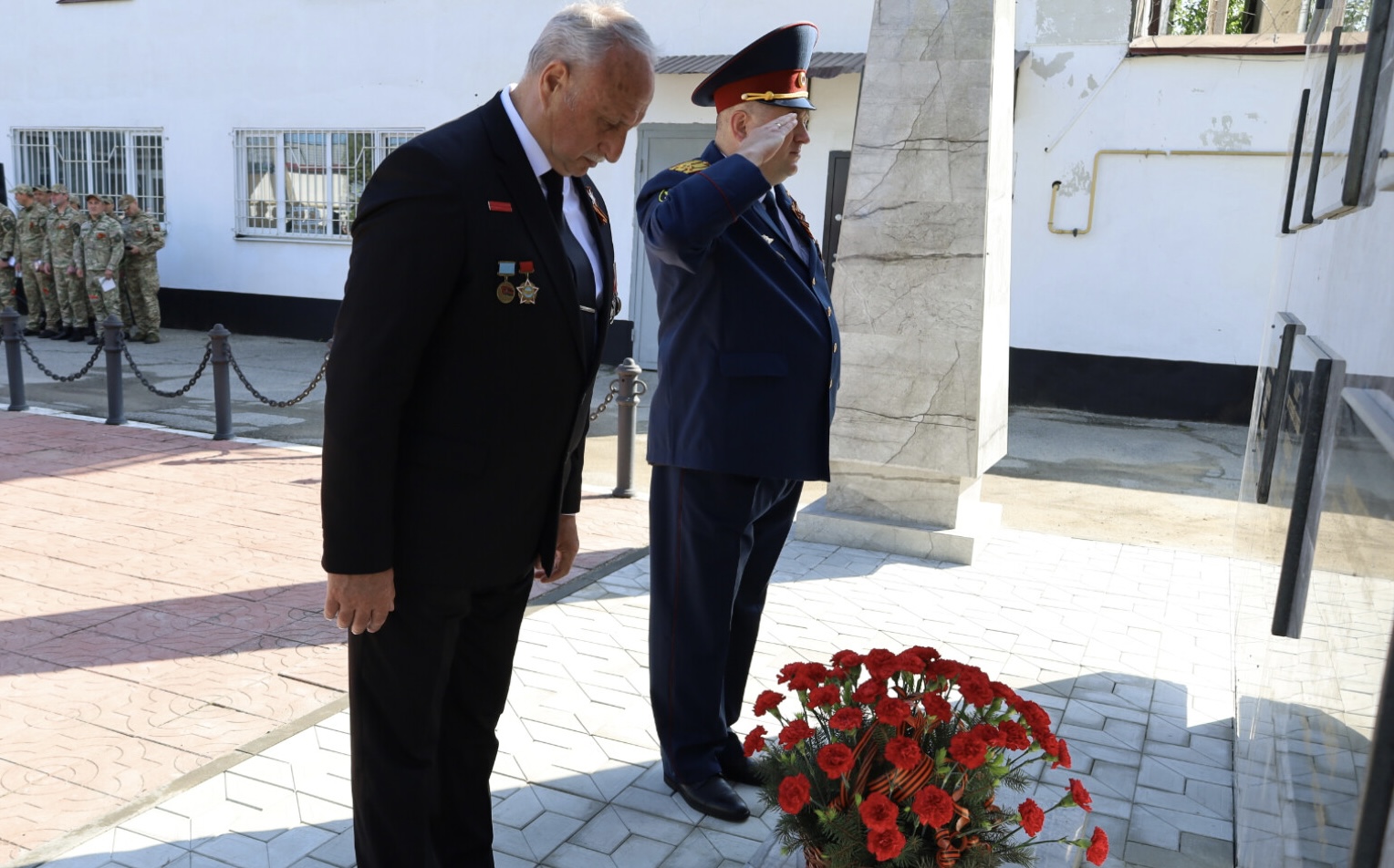 В УФСИН  России по КБР открыли Стелу Победы