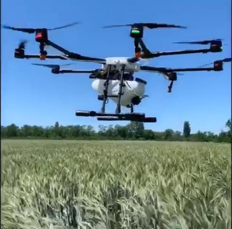 На полях КБР испытан октокоптер