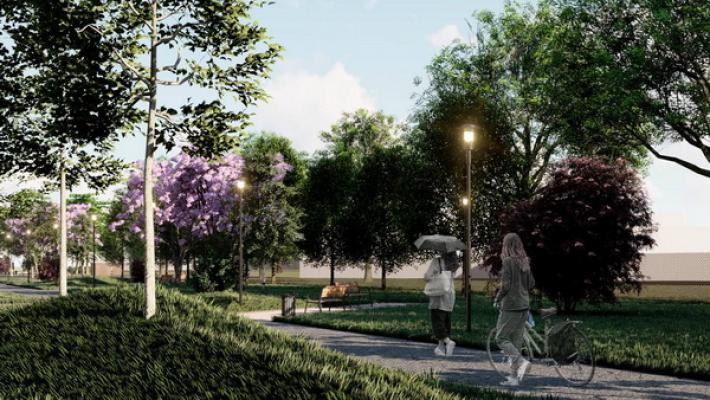 В Нальчике продолжается благоустройство Сиреневого бульвара