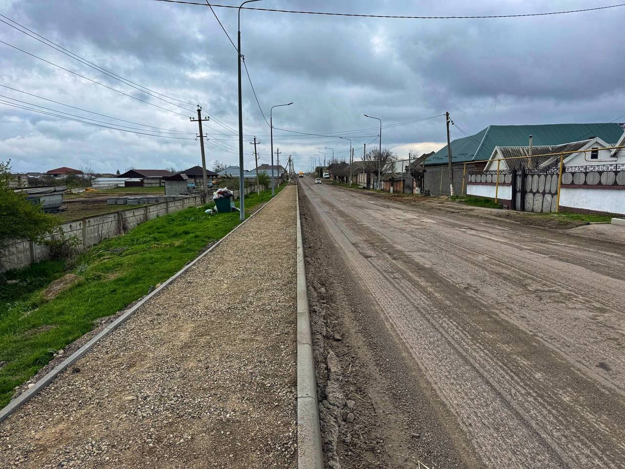 Продолжается ремонт автодороги «Малка – Ингушли» 