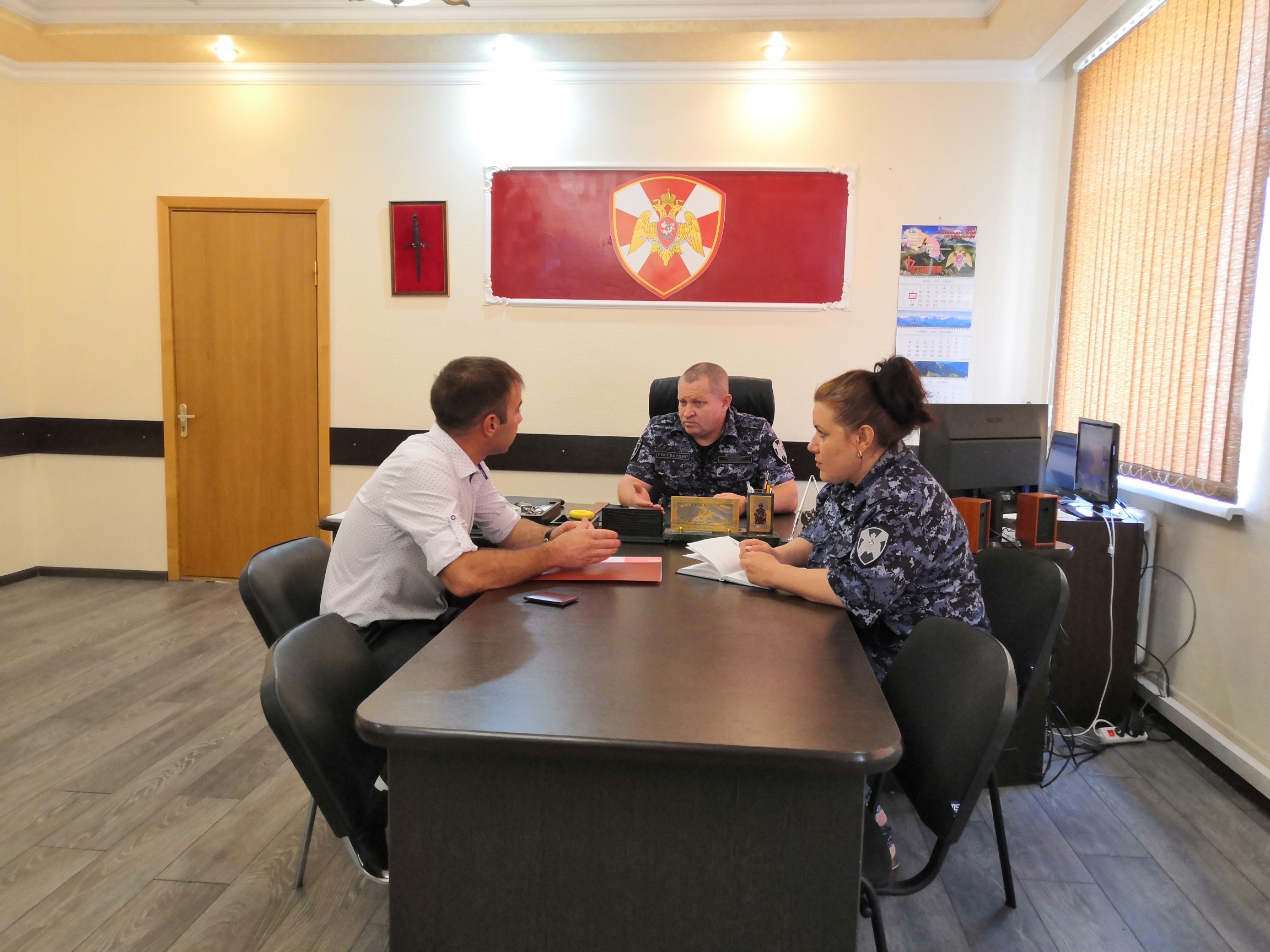 В управлении Росгвардии по КБР прошел прием граждан
