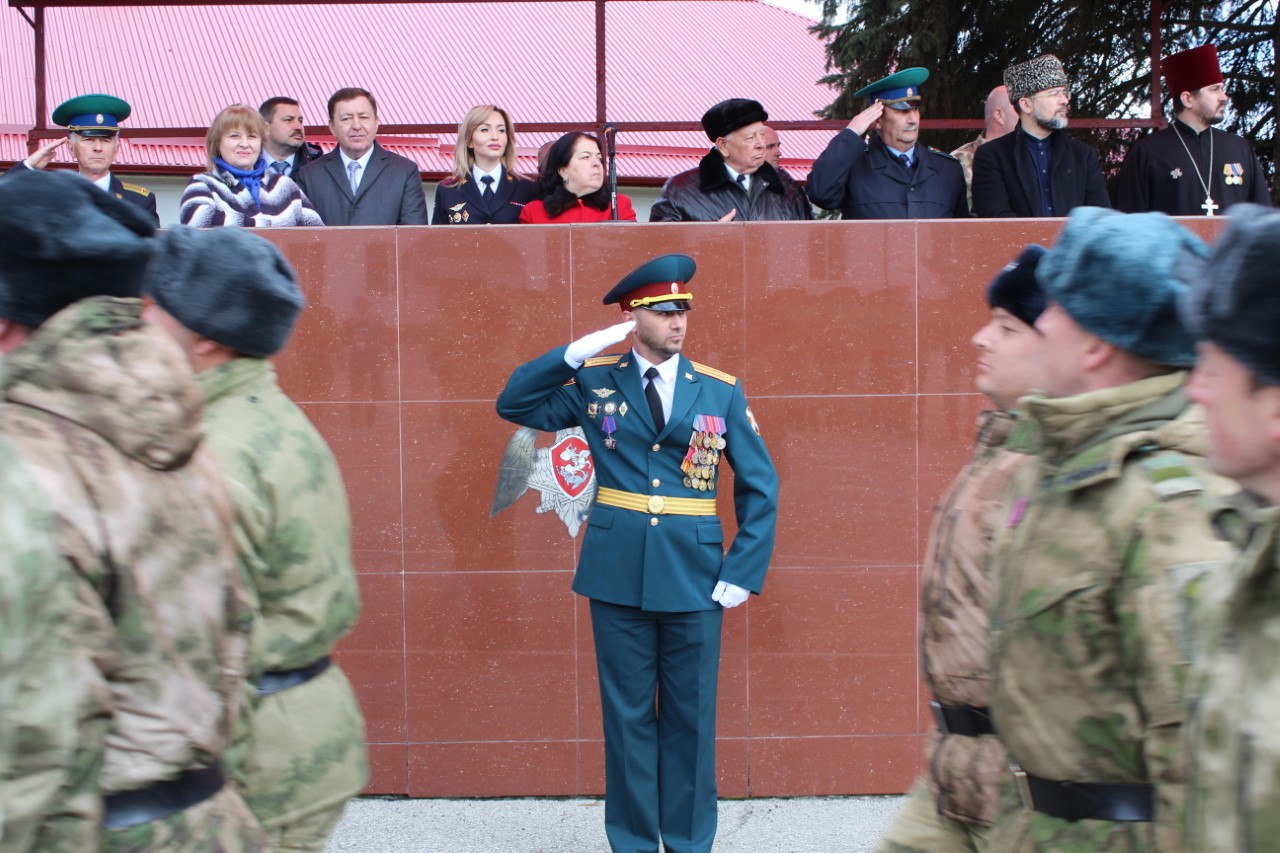 В КБР росгвардейцы отметили юбилей ведомства