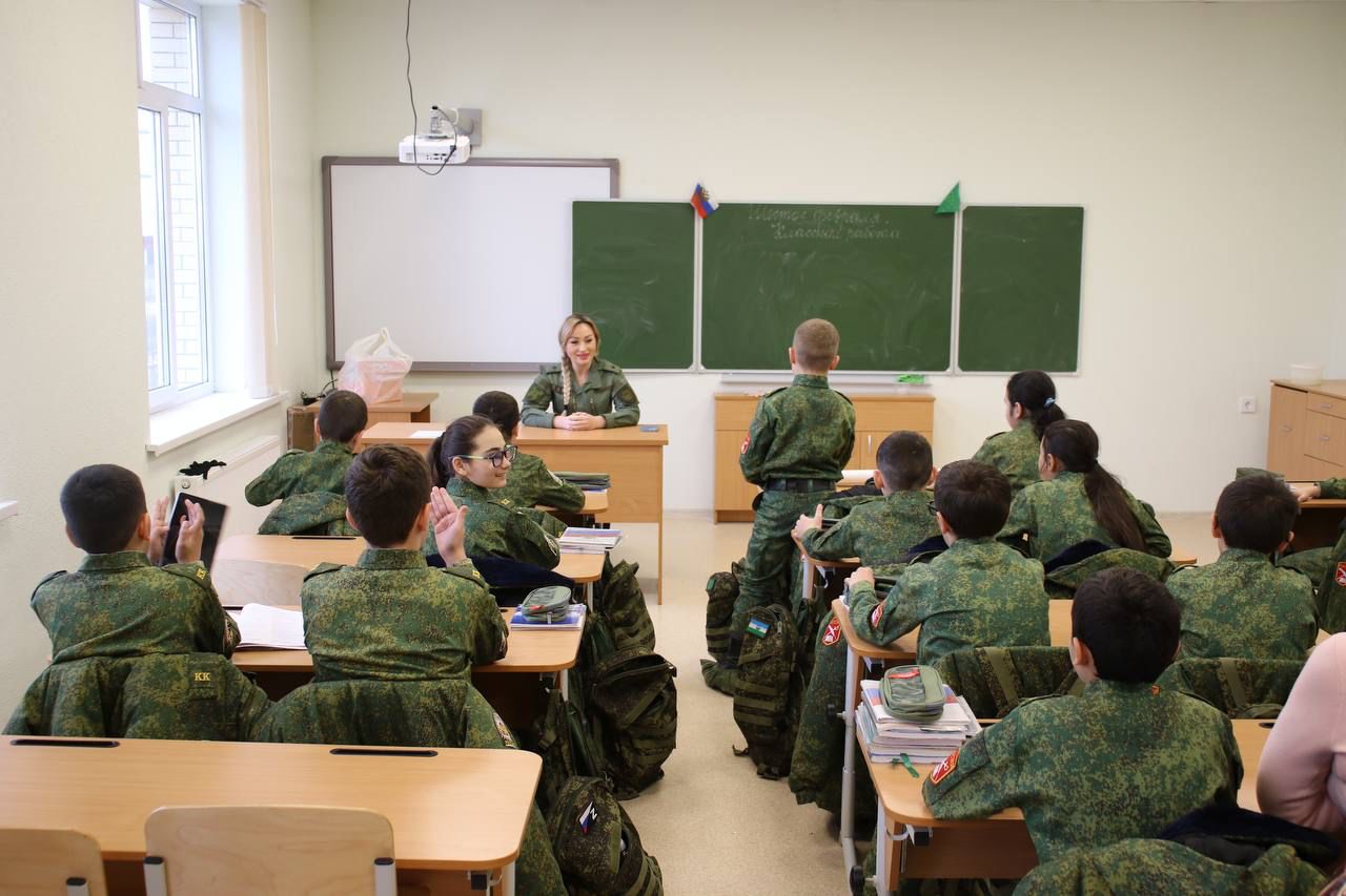 В Нарткале прошел урок мужества для кадетов