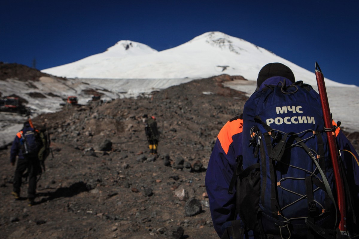 Поиск туриста   на горе Эльбрус завершен