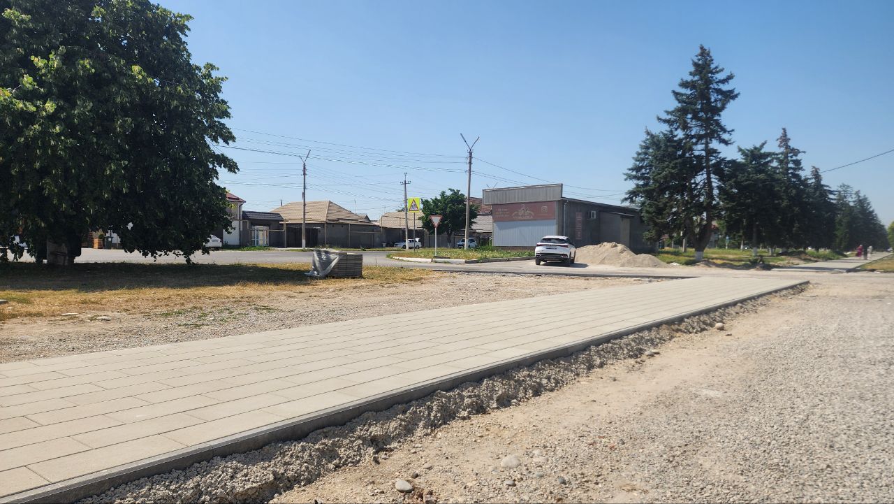 В Баксане идет благоустройство общественных пространств