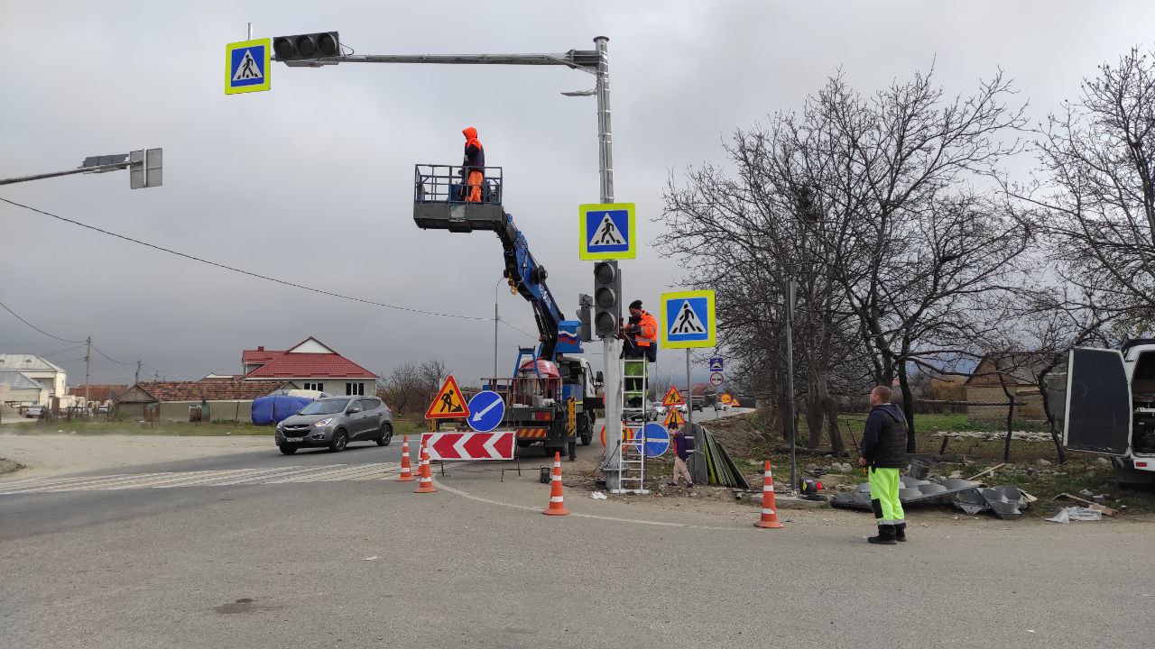 В Атажукино повысили безопасность на центральной улице