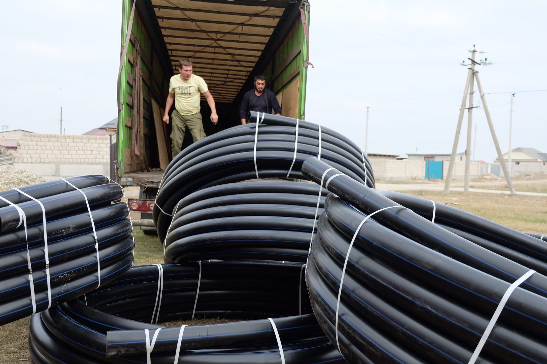 В новом микрорайоне Чегема Второго строят водопровод