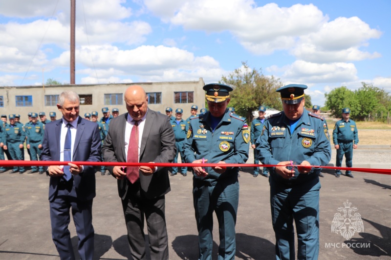 В Ново-Хамидие открыта пожарно-спасательная часть