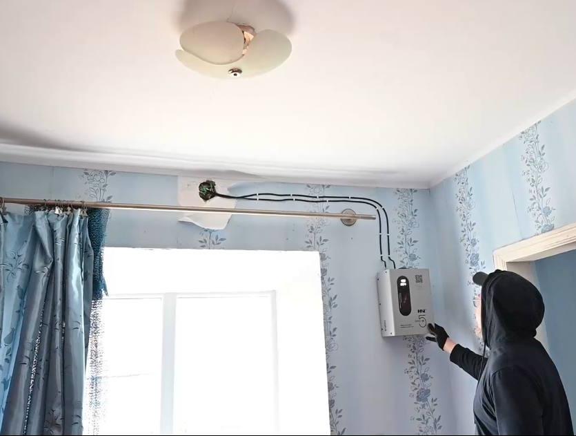 В Херсонской области специалисты из Кабардино-Балкарии восстановили отопление в школе