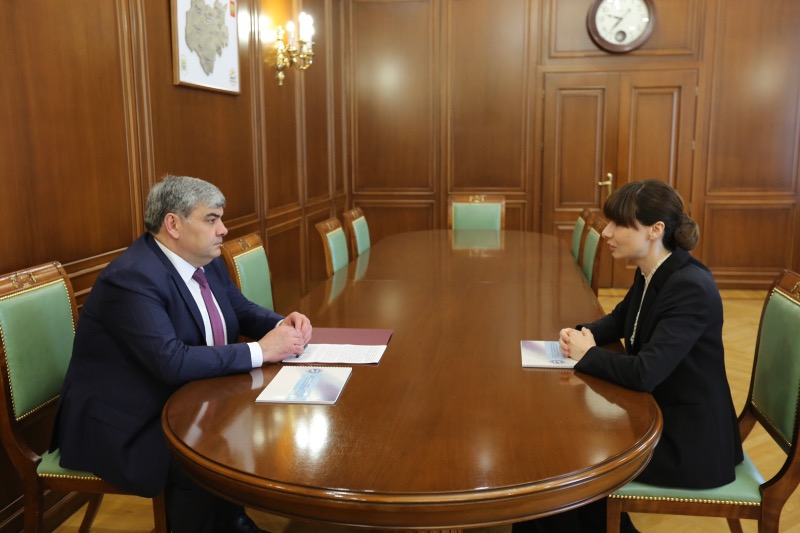 Казбек Коков встретился с директором Территориального фонда обязательного медицинского страхования 