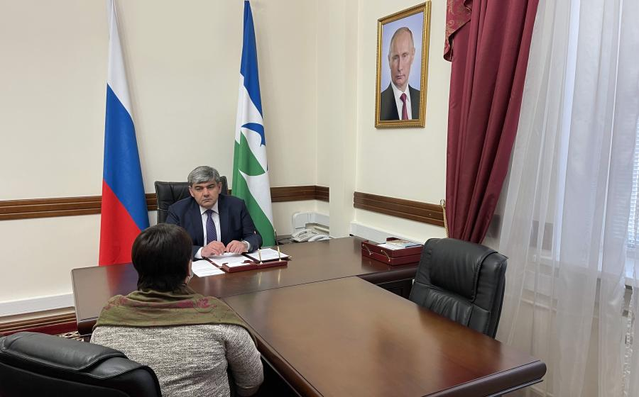 Казбек Коков провел прием граждан