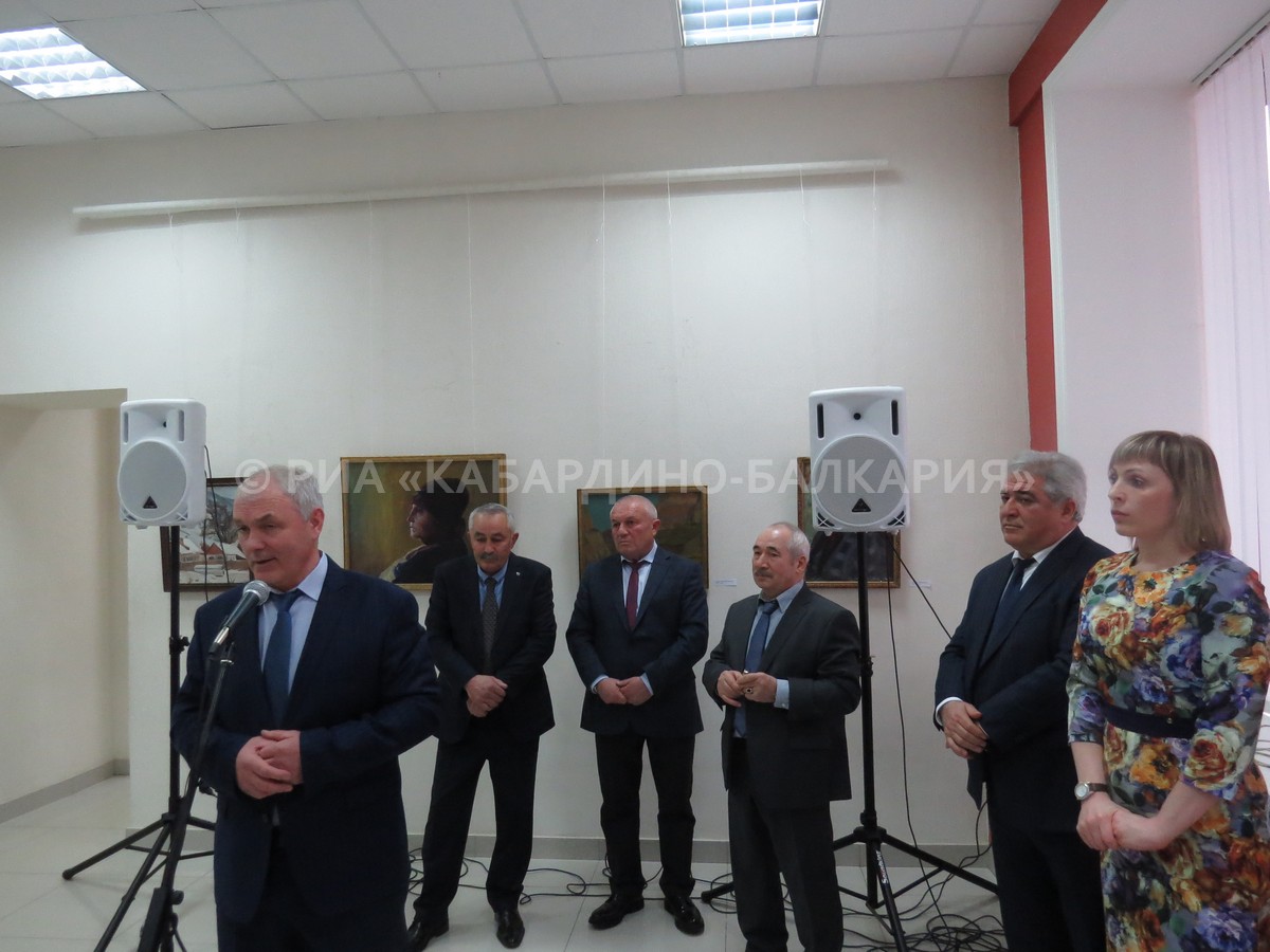 В Нальчике открылась выставка работ Узеира Газаева