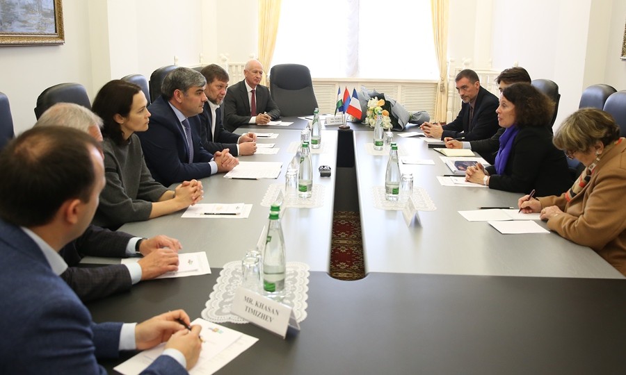 Глава КБР встретился с Чрезвычайным и Полномочным Послом Франции в России Сильви Берманн