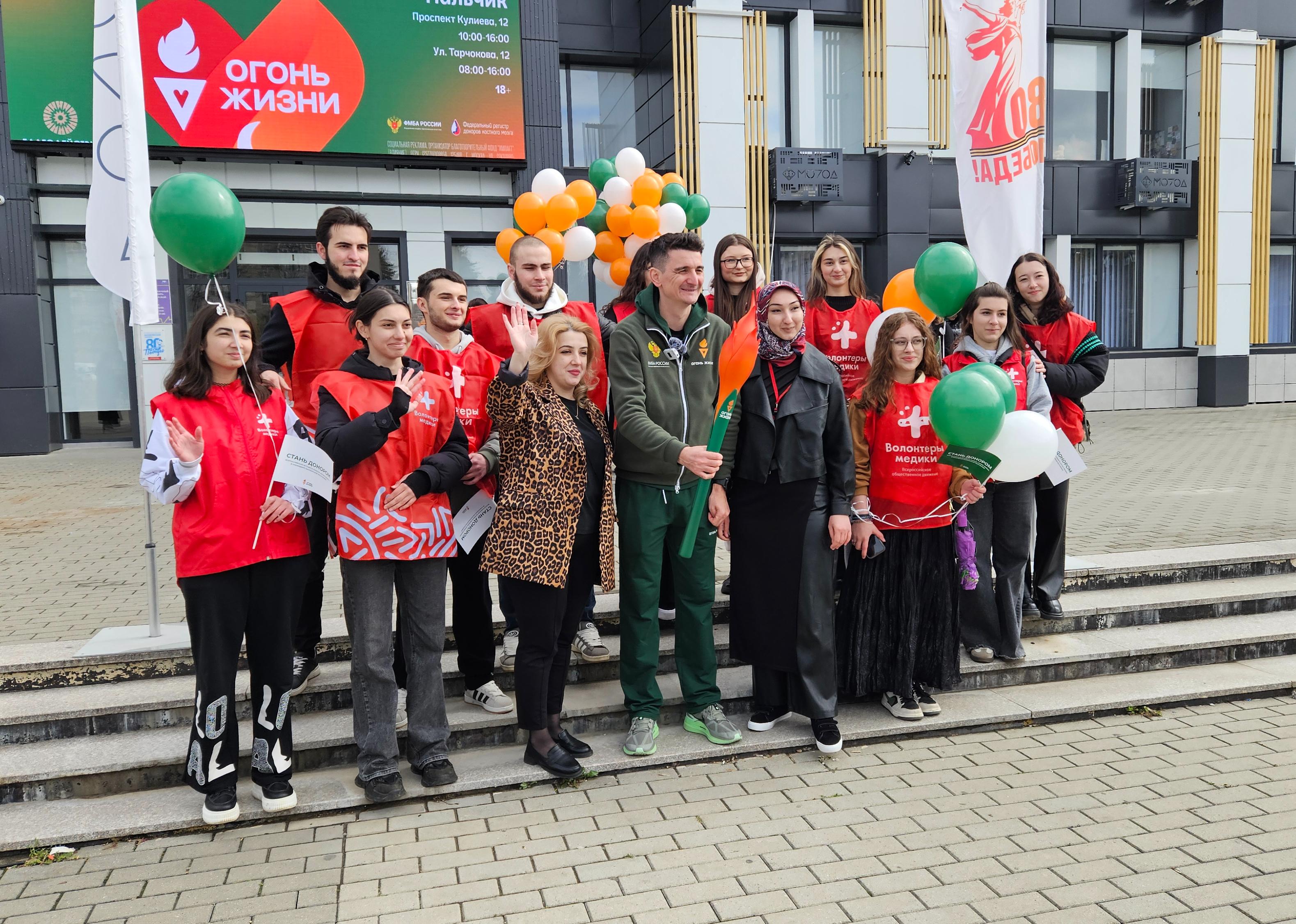 «Огонь Жизни» горит в Нальчике  